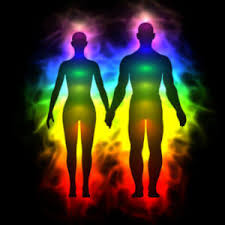 Aura photo of two people